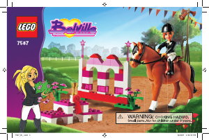 Manual Lego set 7587 Belville Horse jumping