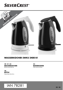 Handleiding SilverCrest IAN 78281 Waterkoker