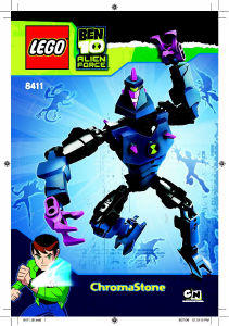 Handleiding Lego set 8411 Ben 10 Chromosteen