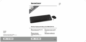 Наръчник SilverCrest IAN 101003 Клавиатура