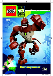 Manual de uso Lego set 8517 Ben 10 Gigantosaurio