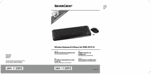 Brugsanvisning SilverCrest IAN 113892 Tastatur