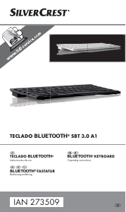 Manual de uso SilverCrest IAN 273509 Teclado