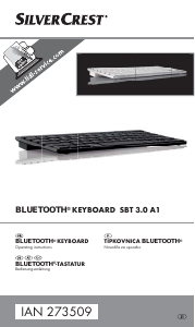Priročnik SilverCrest IAN 273509 Tipkovnica