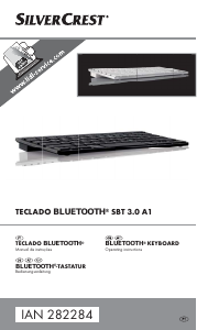 Manual SilverCrest IAN 282284 Teclado