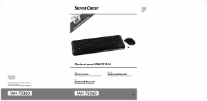 Mode d’emploi SilverCrest IAN 75360 Clavier