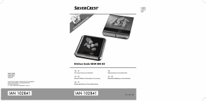 Handleiding SilverCrest IAN 102841 Keukenweegschaal