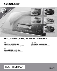 Manual SilverCrest IAN 104357 Balança de cozinha