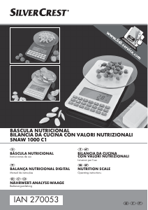 Manual SilverCrest IAN 270053 Balança de cozinha