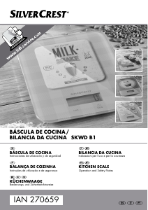 Manual SilverCrest IAN 270659 Balança de cozinha