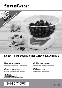 Manual de uso SilverCrest IAN 271098 Báscula de cocina