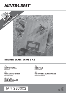 Instrukcja SilverCrest IAN 283002 Waga kuchenna
