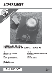 Manuale SilverCrest IAN 283002 Bilancia da cucina