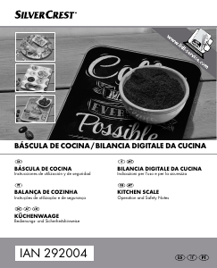 Manual SilverCrest IAN 292004 Balança de cozinha