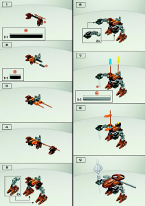 Mode d’emploi Lego set 4869 Bionicle Rahaga Pouks