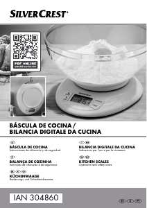 Manual SilverCrest IAN 304860 Balança de cozinha