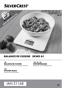 Mode d’emploi SilverCrest IAN 31168 Balance de cuisine