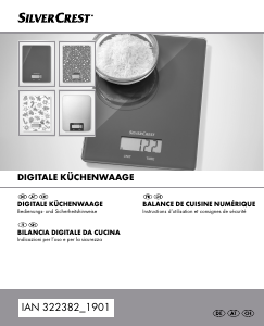 Manuale SilverCrest IAN 322382 Bilancia da cucina