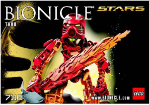 Bruksanvisning Lego set 7116 Bionicle Tahu