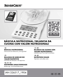 Manual SilverCrest IAN 326517 Balança de cozinha