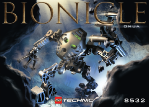 Manual Lego set 8532 Bionicle Onua