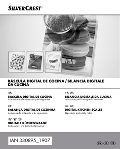 Manual SilverCrest IAN 330895 Balança de cozinha