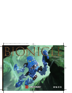 Εγχειρίδιο Lego set 8533 Bionicle Gali