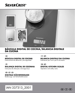 Manual SilverCrest IAN 337313 Balança de cozinha
