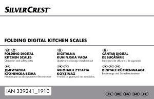 Manual SilverCrest IAN 339241 Cântar de bucătărie