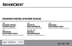 Használati útmutató SilverCrest IAN 339241 Konyhai mérleg
