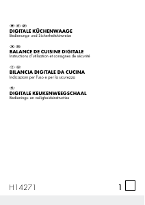 Mode d’emploi SilverCrest IAN 56423 Balance de cuisine
