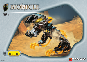 Manual Lego set 8538 Bionicle Muaka and Kane-Ra