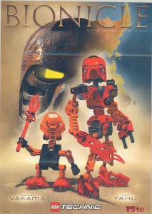 Manual de uso Lego set 8540 Bionicle Vakama