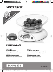 Mode d’emploi SilverCrest IAN 96498 Balance de cuisine