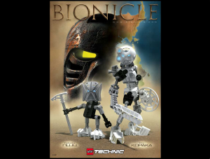 كتيب ليغو set 8544 Bionicle Nuju