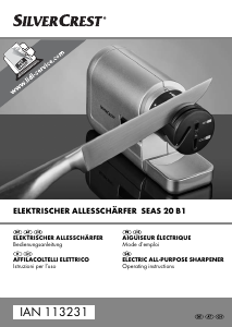 Manuale SilverCrest IAN 113231 Affilacoltelli