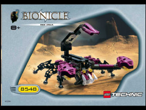 Manual de uso Lego set 8548 Bionicle Nui-Jaga