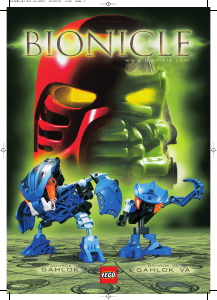 Manual de uso Lego set 8550 Bionicle Gahlok Va