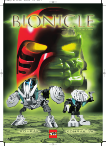 Manual de uso Lego set 8551 Bionicle Kohrak Va