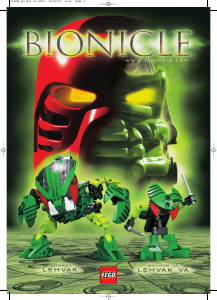 Manual de uso Lego set 8552 Bionicle Lehvak Va
