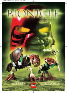 Manual Lego set 8553 Bionicle Pahrak Va