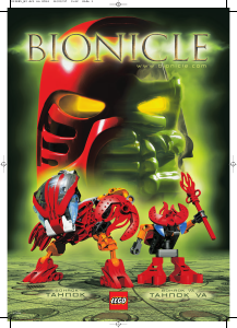 Manual de uso Lego set 8554 Bionicle Tahnok Va
