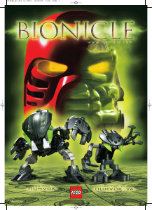 Manual de uso Lego set 8555 Bionicle Nuhvok Va