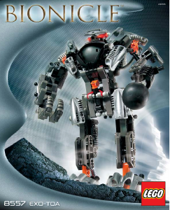 Vadovas Lego set 8557 Bionicle Exo-Toa
