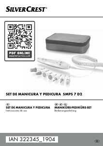 Manual de uso SilverCrest IAN 322345 Set de manicura-pedicura