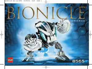 Manual de uso Lego set 8565 Bionicle Kohrak