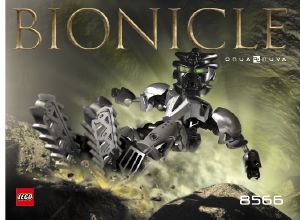 Manual Lego set 8566 Bionicle Onua Nova