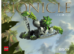 Manual de uso Lego set 8567 Bionicle Lewa Nuva