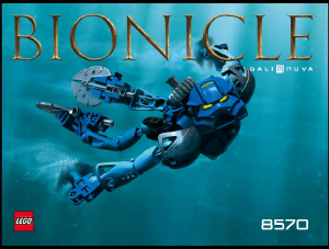 Manual Lego set 8570 Bionicle Gali Nuva