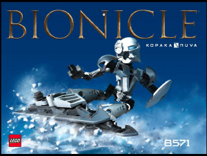 Manual Lego set 8571 Bionicle Kopaka Nuva